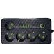 Сетевой фильтр с USB (5&times;220В+4&times;USB+1&times;Type-C) HG-2505 3 метра Черный