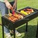 Мангал складаний 30*66*60см +решітка, деко, щипці BARBECUE CA-03-1 Чорний