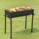 Мангал складаний 30*66*60см +решітка, деко, щипці BARBECUE CA-03-1 Чорний