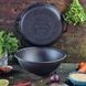 Казан узбекский WOK с крышкой-сковородой Maysternya Т405СР 8л