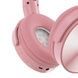 Наушники беспроводные Bluetooth Wireless W402 Розовые