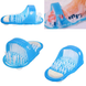 Массажные тапочки для душа с пемзой Elite - Easy Feet Синие