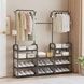 Стойка-вешалка для одежды и обуви Multi functional coat rack AND 9130-4 Черная