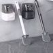 Ершик для унитаза с дозатором для моющего Liquid Toilet Brush Белый