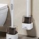 Ершик для унитаза с дозатором для моющего Liquid Toilet Brush Белый