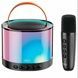 Портативная колонка с микрофоном XO F47 Aurora Atmosphere Light Bluetooth Audio Черная