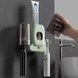Тримач настінний для зубних щіток +2 чашки TOOTHBRUSH HOLDER Зелений