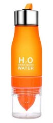 Спортивна пляшка-соковижималка H2O Water bottle Помаранчева