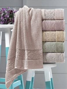 Рушники Pupilla Glory 70х140 Бамбук набір 6шт