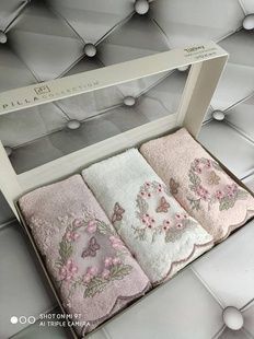 Рушники кухонні Pupilla Armoni butterfly Пеньє набір 3шт