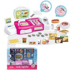 Игрушка Кассовый аппарат с продуктами Розовый