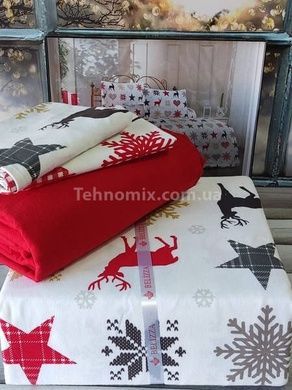 Постільна білизна Belizza Happy Фланель Бавовна Євро розмір