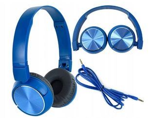 Наушники беспроводные Bluetooth Wireless W402 Синие