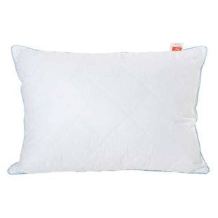 Подушка стьобана з гіпоалергенним наповнювачем 50*70см Snow 2010014 Homefort Біла