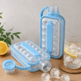 Силіконова форма для льоду ICE CUBE TRAY Блакитна