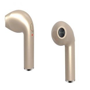 Беспроводные сенсорные bluetooth-наушники HBQ- i7 TWS без кейса Золотые