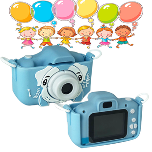 Детский фотоаппарат в чехле Smart Kids Собачка Голубой