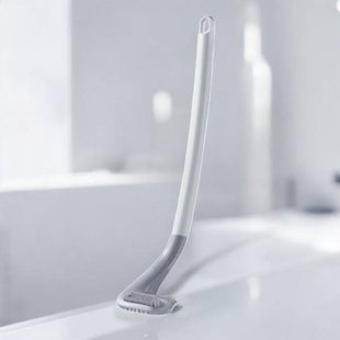 Щетка силиконовая ершик для унитаза Toilet Brush Серая