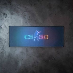 Коврик для компьютерной мыши 80*30см CS GO Черный с принтом