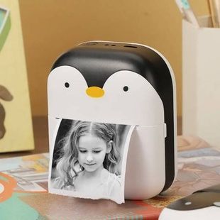 Термопринтер дитячий Пінгвінчик TOY G M05 PENGUIN Чорно-білий
