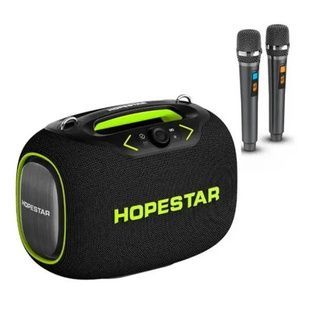 Колонка беспроводная с подсветкой 65W Bluetooth Hopestar PARTYBOX 140 Черная