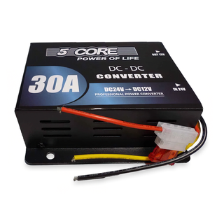 Инвертор преобразователь напряжения 5core 24v-12v 30A