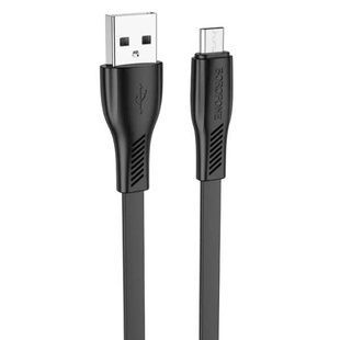 Кабель для зарядного пристрою 1м BOROFONE BX85-Micro Чорний