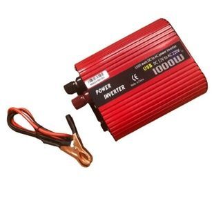 Перетворювач напруги інвертор DC 12V-AC 220V Wimpex WX1000A 1000W Червоний