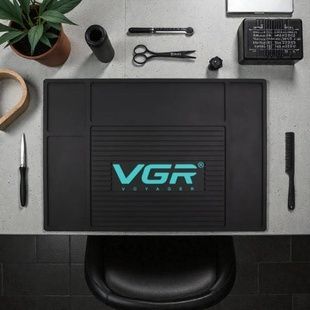 Килимок перукарський для робочих інструментів без магнітів VGR G0045-1K1 Чорний
