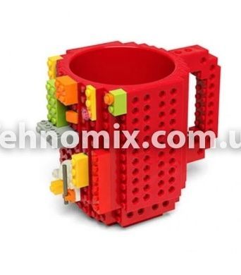 Кружка - конструктор LEGO 350 мл Червона