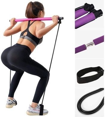 Тренажер для всего тела для пилатес Portable Pilates Studio Фиолетовый