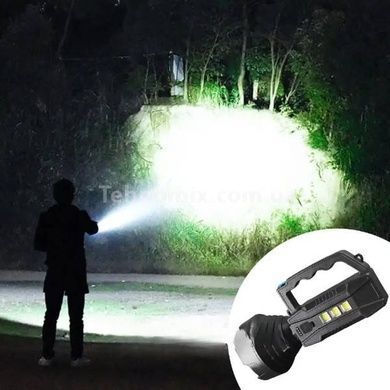 Ліхтар обхідний акумуляторний LED+3*COB CX-8809 Multifunction Searchlight Чорний