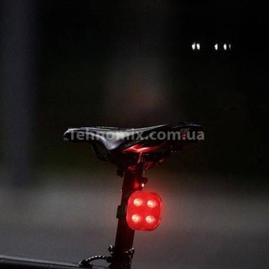Велофонарь с системой старт/стоп аккумуляторный влагоустойчивый FY-328S-4LED Черный