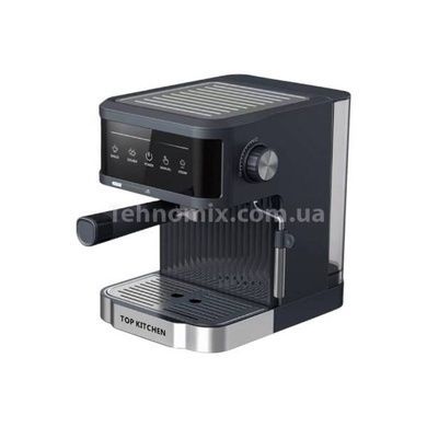 Кофеварка Эспрессо со стимером 1500Вт 15 бар Top Kitchen Tk00216 Черная
