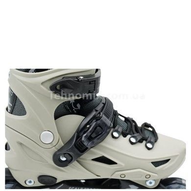 Ролики детские раздвижные размер 29-33 Scale Sports Gray LF Белые с черным