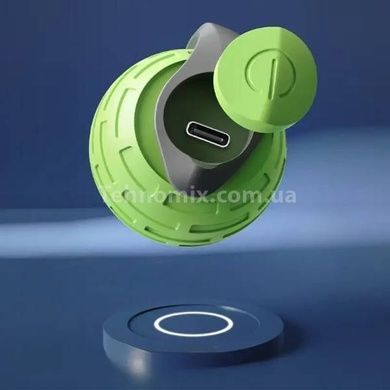 Іграшка для котів інтерактивна М'ячик з хвостом, що рухається Cat toy ball Зелений