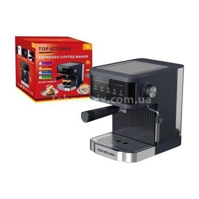 Кофеварка Эспрессо со стимером 1500Вт 15 бар Top Kitchen Tk00216 Черная