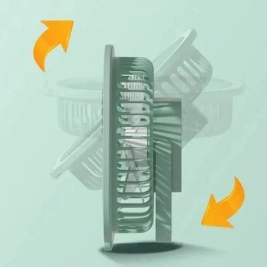 Вентилятор настольный с подсветкой USB RD-2228 Салатовый