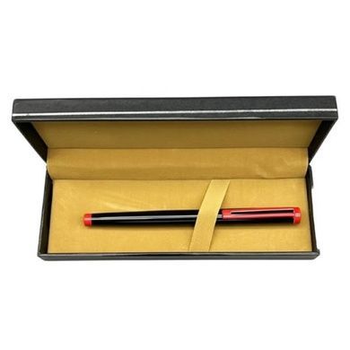 Ручка роллерная металлическая в подарочном футляре Promise 3293 Черная с красным