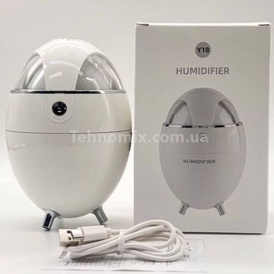 Ультразвуковий зволожувач повітря Humidifier у формі яйця Білий
