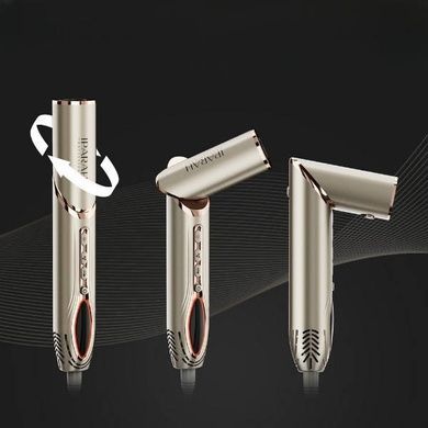 Фен-стайлер 7в1 7 насадок, 3 режима, 4 режима температуры, 105000RPM, 1400W IPARAH P-510G Серебристый