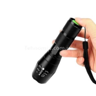 Фонарь ручной с линзой аккумуляторный 3800mAh Power Style 910 Черный