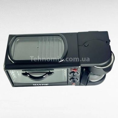 Мультипечь 3в1 кофемашина + духовка + гриль 4800Вт MAXTOP XY-206 Черная