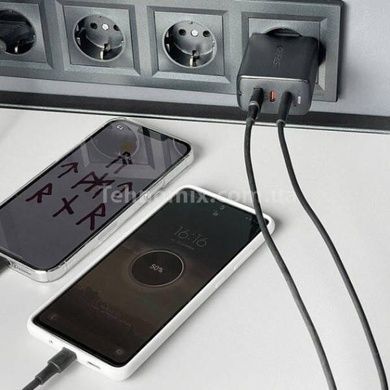Зарядний пристрій ACEFAST A57 PD35W GaN 2*USB-A+USB-C Чорний