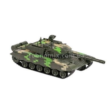 Танк на радиоуправлении аккумуляторный с подсветкой и звуками 4.8V 9902 Зеленый