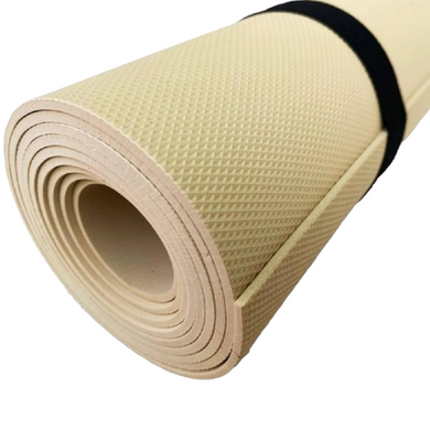 Килимок для йоги та фітнесу Yoga Mat Бежевий