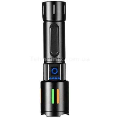 Ліхтар ручний з індикатором заряду NIGHT VISION FLUORESCENCE CB-611-TG Чорний