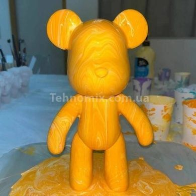 Набір для творчості Флюїдний Ведмедик Арт терапія DIY Creative Fluid Bear Жовтий