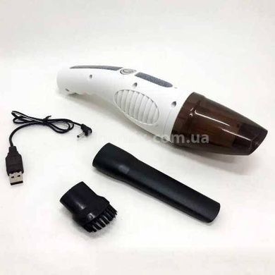 Автомобільний пилосос бездротовий Vacuum Cleaner 1200mah Білий