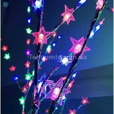 Дерево светодиодное 1,5м 72LED Мультицветное